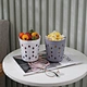 plastic storage basket with handle
